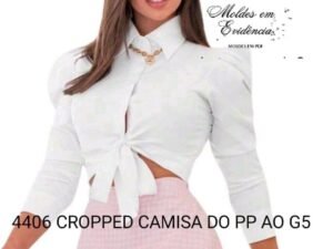 4406 CROPPED CAMISA DO PP AO G5